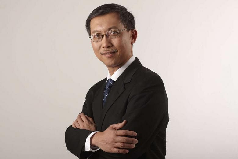 Mr Ng Kok Siong will replace Mr Chin Phei Chen(above) as chief executive of the Sino-Singapore Guangzhou Knowledge City on Oct 15.