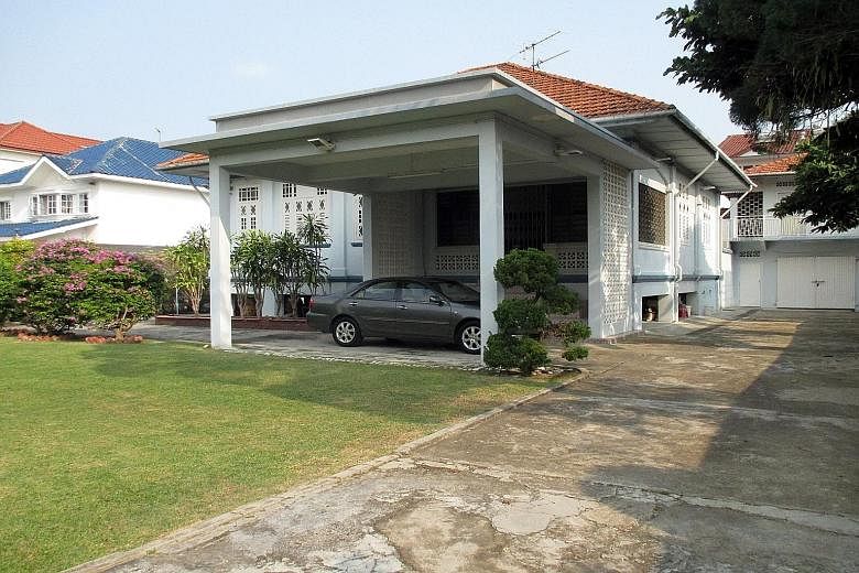 The single-storey bungalow at 25 Branksome Road in Tanjong Katong was bought by a Singaporean.