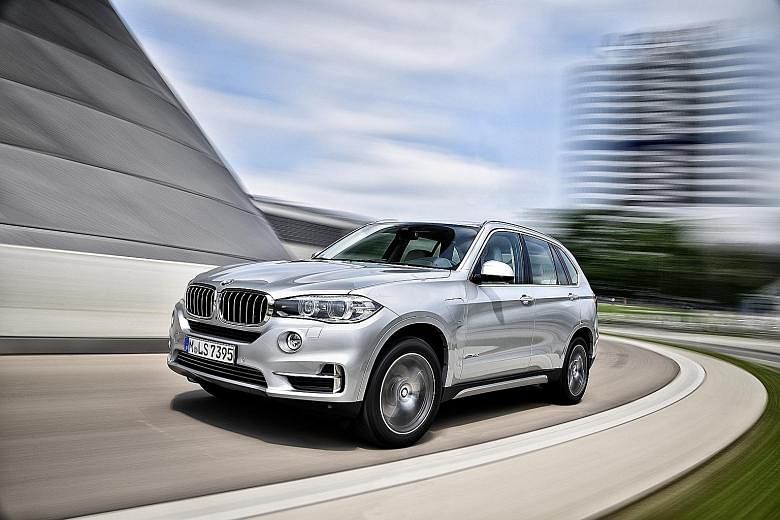 BMW's first plug-in hybrid SUV, the X5 xDrive40e, is as beefy as its petrol/diesel siblings.