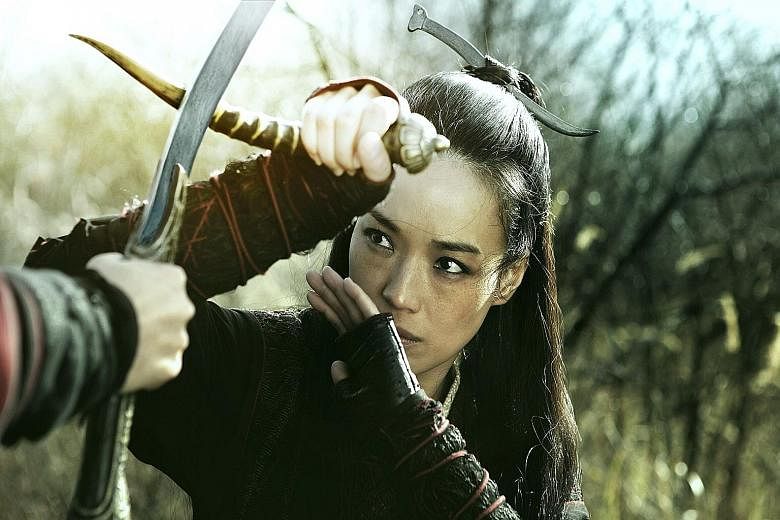 Shu Qi in the titular role of The Assassin, which is in the running for Best Feature Film, Best Leading Actress and Best Director, among other awards.