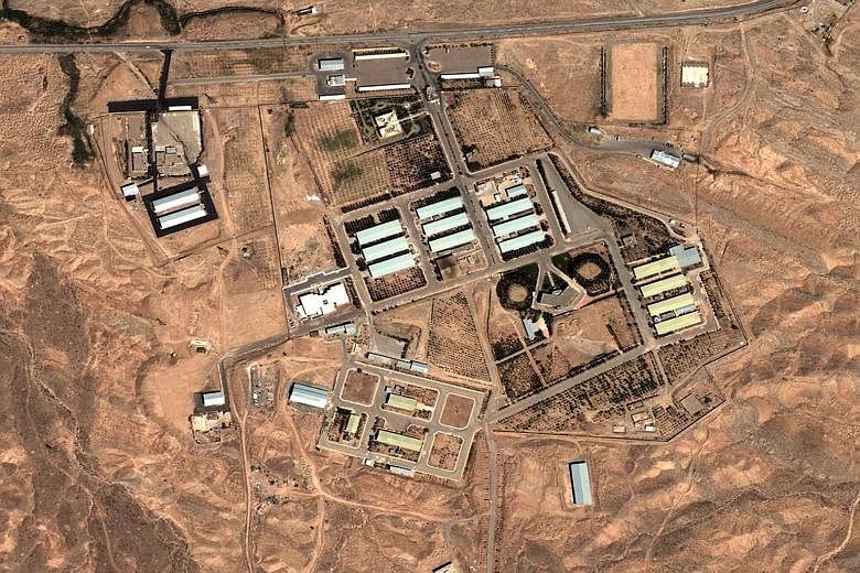 An image showing the Parchin military site in Iran, which is said to be possibly involved in nuclear weapons research. Iran will stop its pursuit of plutonium for 15 years.