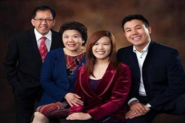 Mr Curtis Cheng (far left), seen here with his family, was well-liked at the New South Wales police division where he worked.