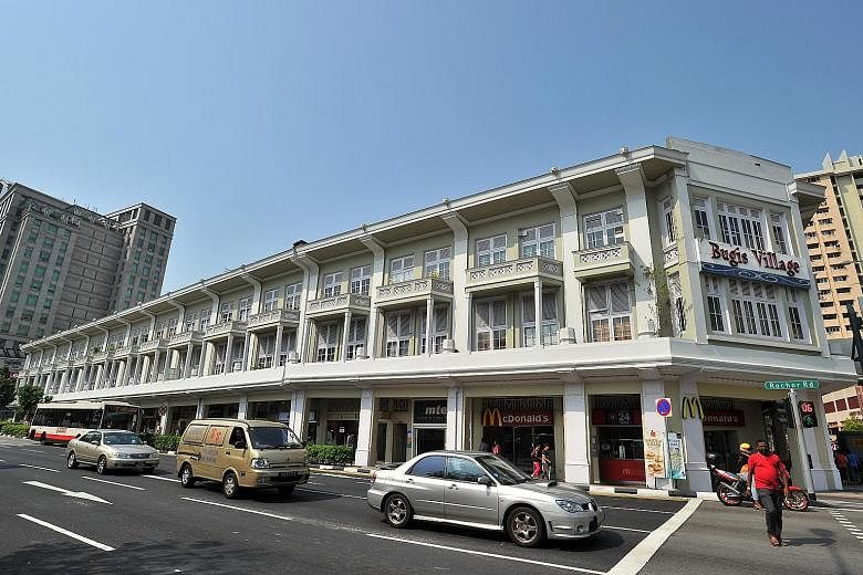 Four pre-war shophouses in Rochor Road have sunk slightly. Tenants say they first noticed the misalignment two years ago. However, engineers have deemed the building structurally safe and in good condition. The site has also stabilised, meaning there