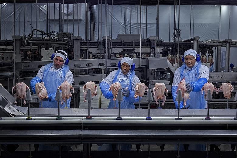 A meat-processing plant in Lucas do Rio Verde, Brazil. "I don't want to be pessimistic about their railroad, but it will be very hard," said Lucas do Rio Verde's former mayor Marino Franz.