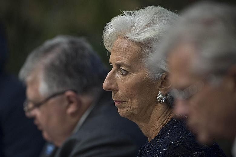 IMF head Christine Lagarde, at the fund's annual meeting in Peru on Friday, wants the US to take reforms seriously.