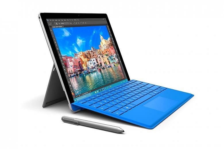 On the surface, the Surface Pro 4 looks very similar to its previous version. However, despite the identical dimensions, the Surface Pro 4 has a larger screen and better screen resolution compared with the Surface Pro 3.