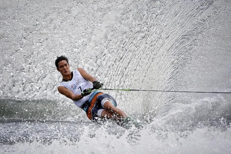 Mark Leong, who triumphed in the men's slalom at the 2015 SEA Games, tries to minimise the amount his parents spend on him to allow him to pursue his passion.
