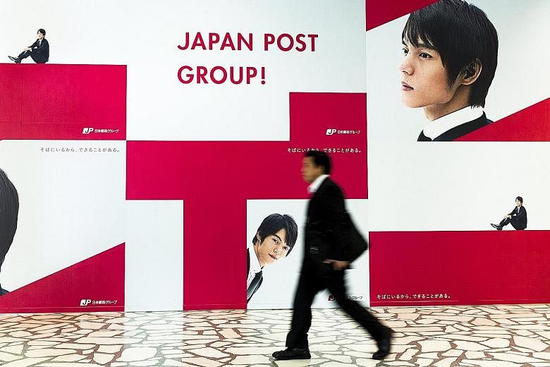 Postal service shares are mostly targeted at citizens as part of Prime Minister Shinzo Abe's goal to get people to invest more of their savings.