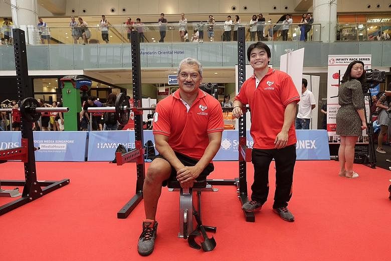 Kalai Vanen (left) and Melvyn Yeo are confident of shining at the Asean Para Games. They hope to inspire others with disabilities to get into sports.