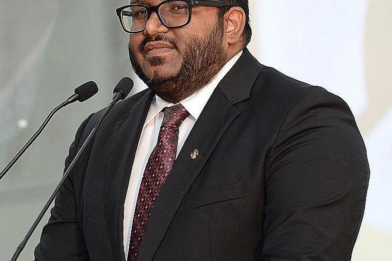 Mr Ahmed Adeeb was detained at Male International Airport on Saturday and taken to the prison island of Dhoonidhoo.