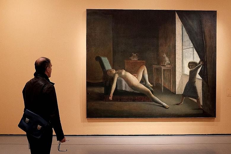 An exhibition of Balthus' works in Rome includes his erotic paintings of young girls.