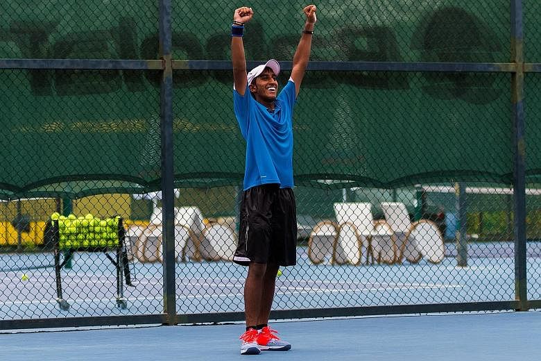 Shaheed Alam hopes to make the cut for the Australian Open Junior Championships in January next year.