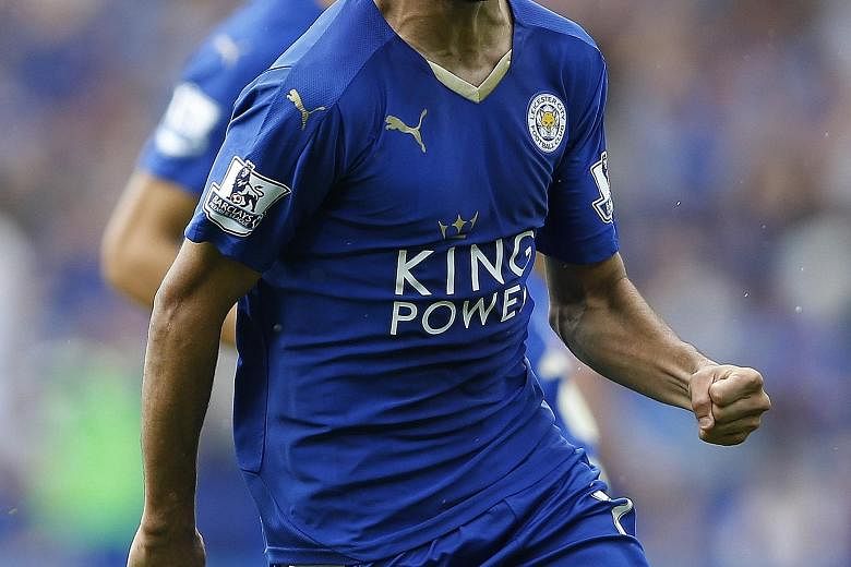 Riyad Mahrez has scored seven goals in the Premier League this term to lie second in the scoring chart, behind only team-mate Jamie Vardy.