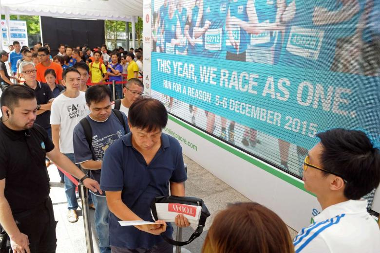 Stanchart Marathon New mobile app for runners to share their positions The Straits Times