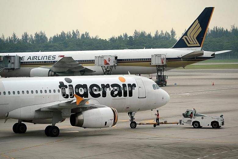 Tigerair's reclassification from an associated company to a subsidiary last month meant an absence of a share of its losses in the quarter, said SIA. All the key units did better compared with a year earlier, except for the parent premium airline, wh