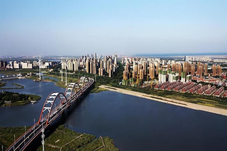 The Sino-Singapore Tianjin Eco-City is the second government-to-government-level project, after the Suzhou Industrial Park.