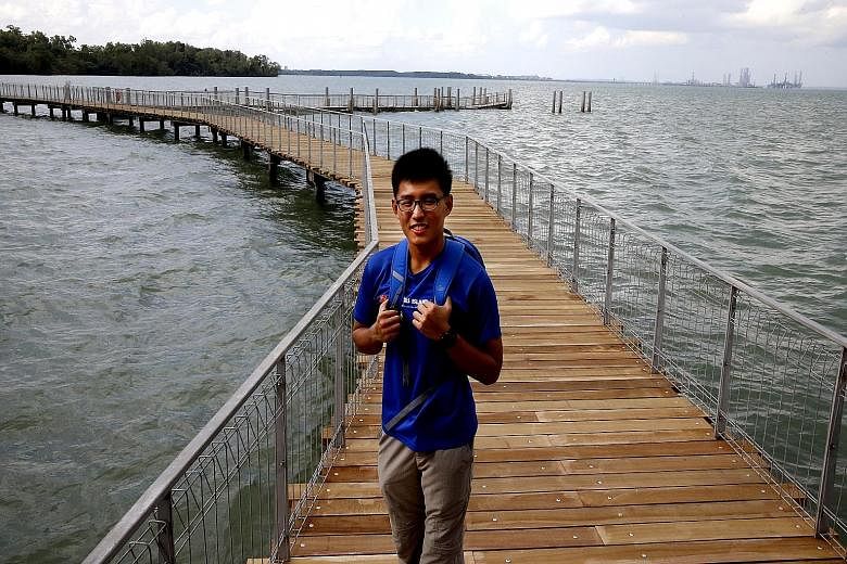 Nature lover Jonathan Tan would love to take his Korean friend to the Chek Jawa Wetlands on Pulau Ubin, an island off Changi Point in eastern Singapore.