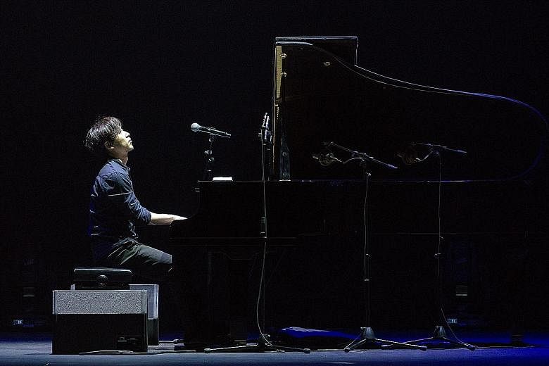 South Korean composer- pianist Yiruma performing at Live In Singapore 2015.