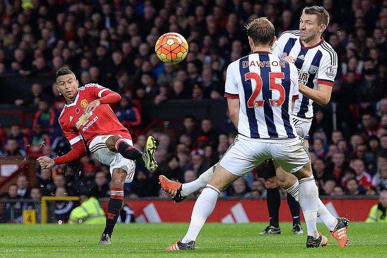 Jesse Lingard's first goal for Manchester United laid the foundation for their 2-1 victory against West Brom on Saturday.