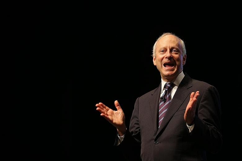 Harvard professor Michael Sandel's lecture on morality and market forces was the most well-attended ticketed event.