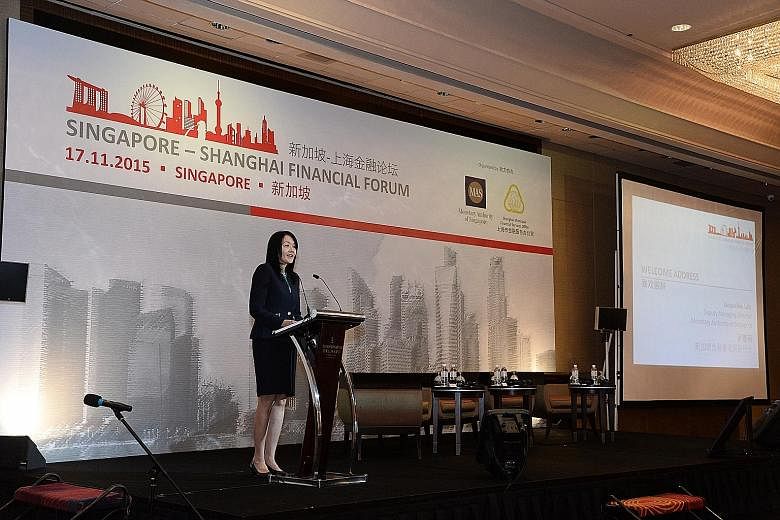 MAS deputy managing director Jacqueline Loh said there is great potential for Singapore to partner Shanghai to develop their respective financial centres.