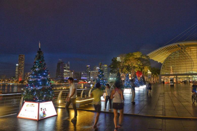 30 Christmas trees tell stories of needy families at Marina Bay The