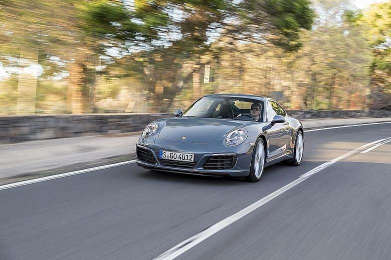 The revised Porsche 911 is not just quick from point to point, but also stable and precise around corners.