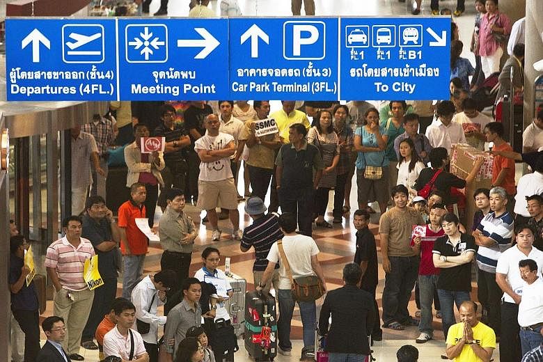 Suvarnabhumi Airport in Bangkok has a capacity of 45 million passengers a year. But in the 12 months to September, it handled 52 million passengers, resulting in a big squeeze.