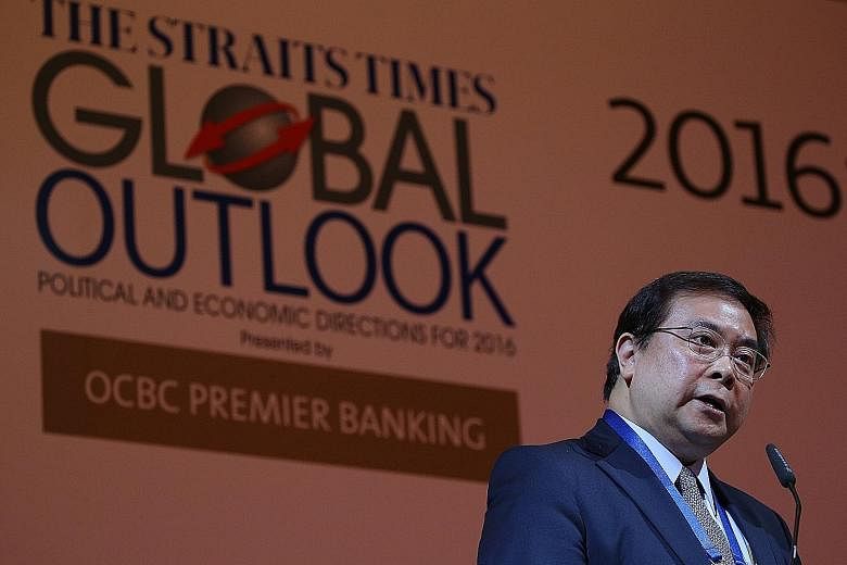 Speaking at the ST Global Outlook Forum, OCBC group chief executive Samuel Tsien said China is still expanding, just at a slower pace. More jobs have been created over the past five years than in any of the previous five-year periods. As the economy 