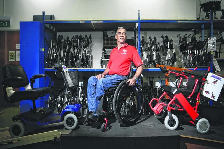 Singapore's Asean Para Games chef de mission Raja Singh, a former commando who became paralysed in a cycling accident in his 20s, went on to become an elite wheelchair racer and also co-founded a medical rehabilitation equipment and supplies company.