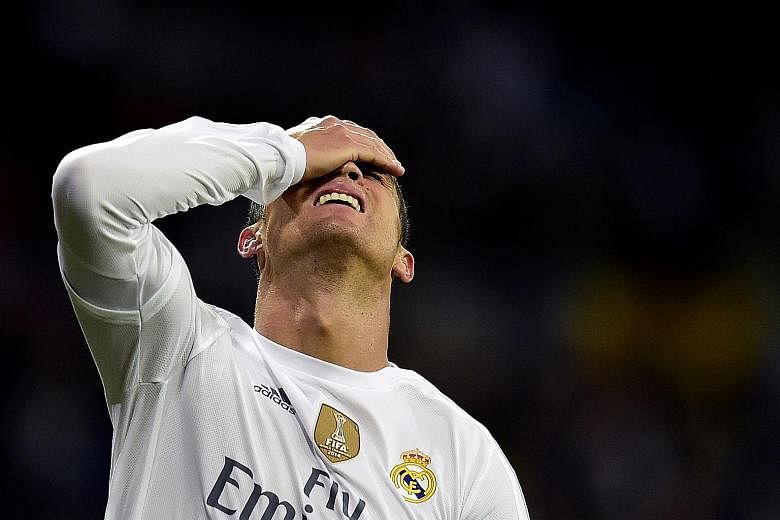 Cristiano Ronaldo shows the pain of defeat, 
