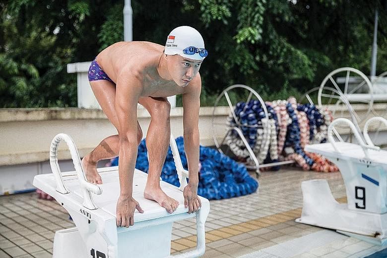 Benson Tan, 24, a para-swimmer, will be taking part in the 8th Asean Para Games, to be held here next month. He has received help from Singapore Sports Institute's experts to gain speed and strength.