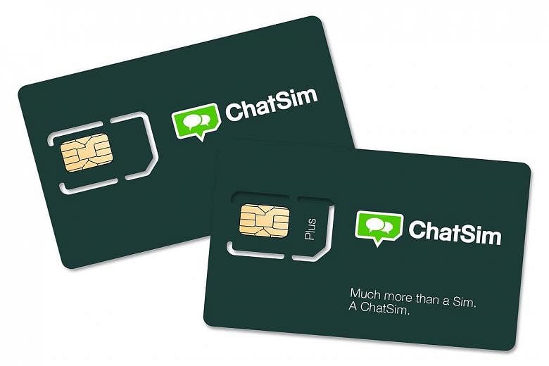 A ChatSim is a SIM with a number from Estonia, and it comes bundled with data credits.