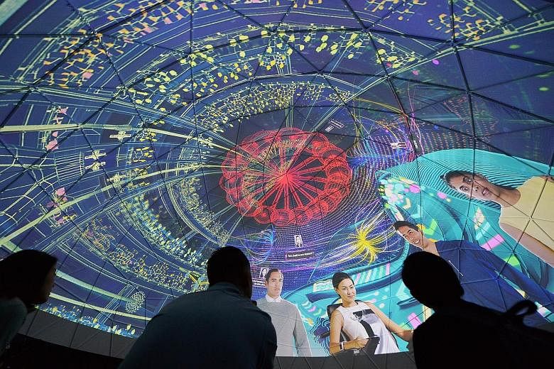 The Future Of Us exhibition, which will open on Tuesday at Gardens By The Bay, imagines what daily living would be like in Singapore in 2030. More than 85 per cent of tickets for next month have been snapped up.