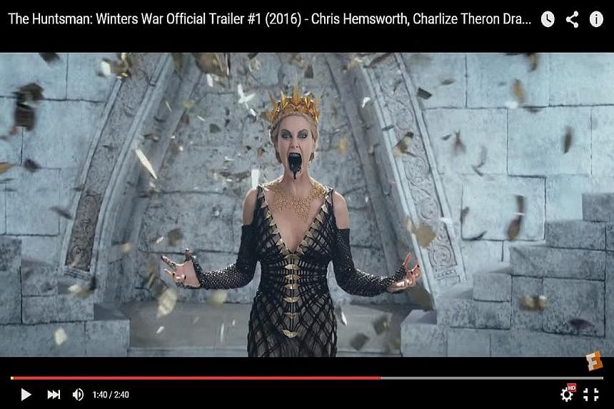 Charlize Theron returns as evil Queen Ravenna.