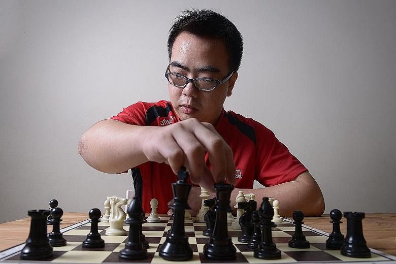 While Edwin Tan is visually impaired, he has learnt how to strategise and make the right moves. He has been training thrice a week for the Asean Para Games and is more excited than nervous about competing.