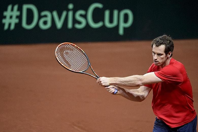 Britain will count on Andy Murray winning both his singles ties against Belgium to clinch their 10th Davis Cup win.