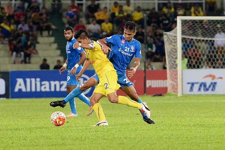 LAST AWAY FIXTURE? The LionsXII lost 1-4 to Pahang on Tuesday in their Malaysia Cup quarter-final first leg.