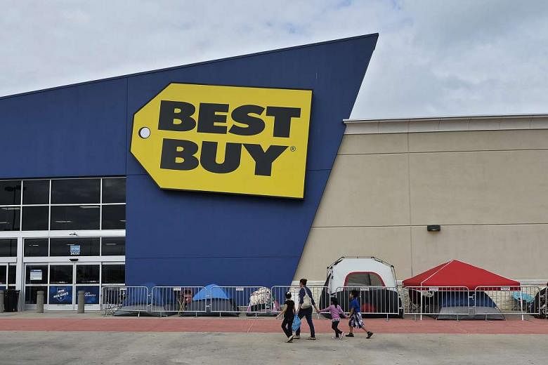 Shoppers in Texas camping outside a Best Buy store on Wednesday, two days ahead of Black Friday. The event is held a day after Thanksgiving, which falls on the fourth Thursday of November, and is when many stores have special offers. 