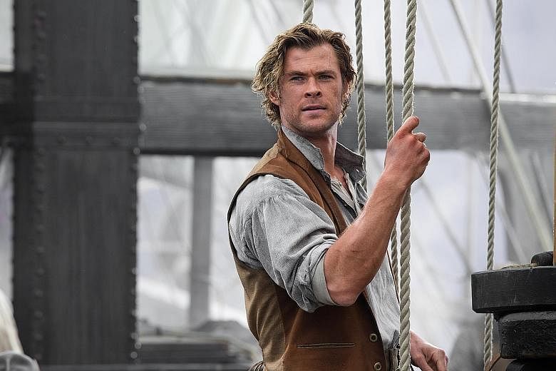 The latest role for Chris Hemsworth is a whaler in In The Heart Of The Sea (above).