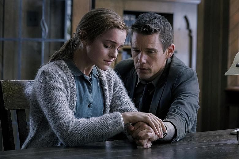 Actors Luke Bracey (in Point Break); Chris Hemsworth (in In The Heart Of The Sea); and Emma Watson and Ethan Hawke (both above, in Regression) struggle to lift three sinking films.