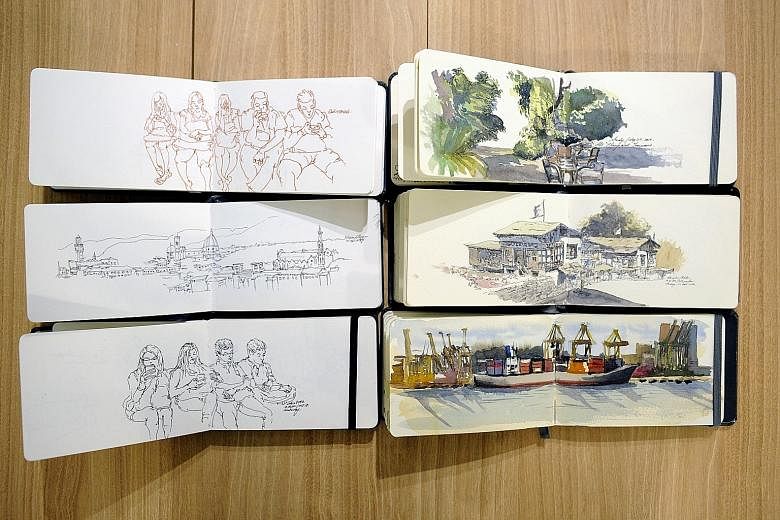 Mr Erwin Lian turned to crowdfunding to raise money to produce The Perfect Sketchbook. His second campaign on Indiegogo to create a B5 version of the sketchbook ended last week.