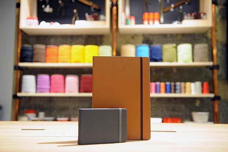Mr Lian wanted to create a hardcover, compact sketchbook that opened out flat and was filled with top-grade paper.
