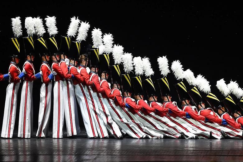 A perennial favourite by the Rockettes is The Parade Of The Wooden Soldiers (above).