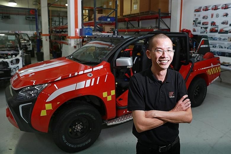 Mr Peter Ho gave up his job as a race car engineer and started Hope Technik with three others in 2006.