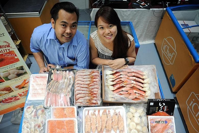 iChef's senior executive Jayson Ang and business development executive Lorelle Ang. iChef is owned by the Suki Group, which runs several restaurant franchises.