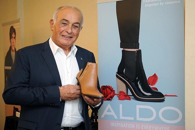 Mr Aldo Bensadoun, founder of shoe company Aldo.