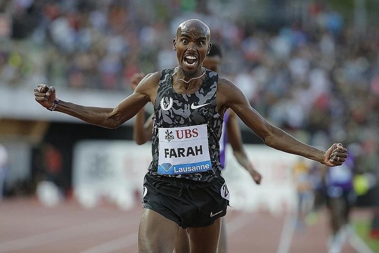 The writer says organisations, as with runner Mo Farah, who is seen here winning the 5,000m race at the IAAF Diamond League athletics meeting in July, must balance different priorities to compete.
