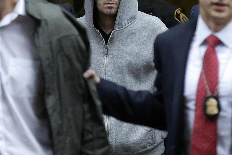 Turing Pharmaceuticals chief executive Martin Shkreli, seen here leaving a federal court in New York on Thursday, was arrested for securities fraud, but it is his drug price increases, combined with his jeering response, that have made him a lightnin