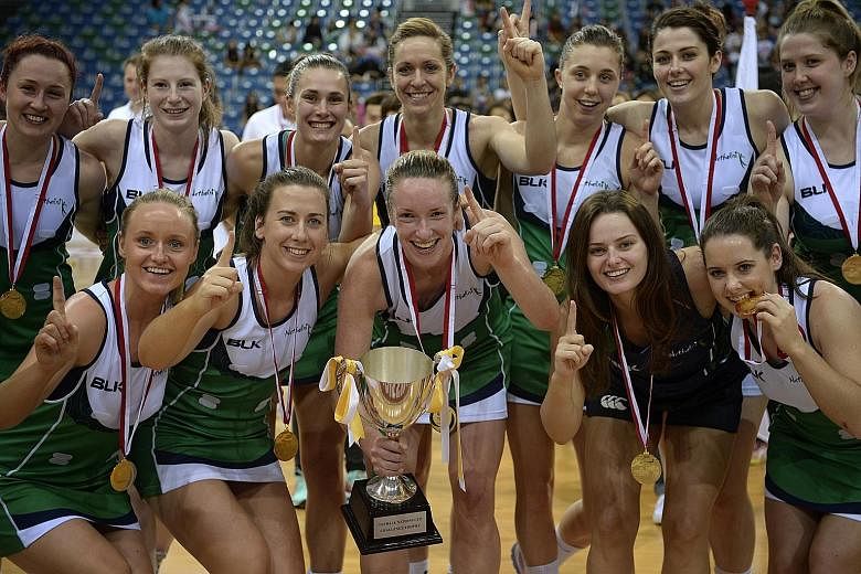 Northern Ireland profited from a commanding 16-4 lead in the first quarter to hold off Papua New Guinea for the rest of the final to clinch the Mission Foods Nations Cup.